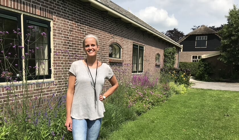 Katja Toet had nu de tijd te schilderen en in de tuin te werken.
