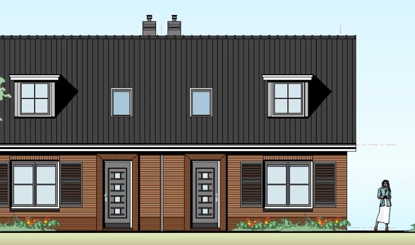 De twee woningen aan de Rijndijk