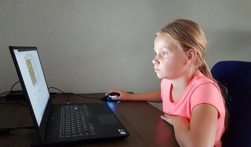 Indy Schouten nam het op tegen meisjes uit heel Europa.