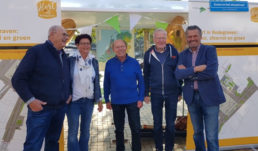<p>Op de foto de inwonersinitiatiefgroep Hart in Bodegraven.Van links naar rechts: Han Koevoets, Gerdien Verheul, Juan da Silva, Leendert Spijker en Frank Busker.</p>