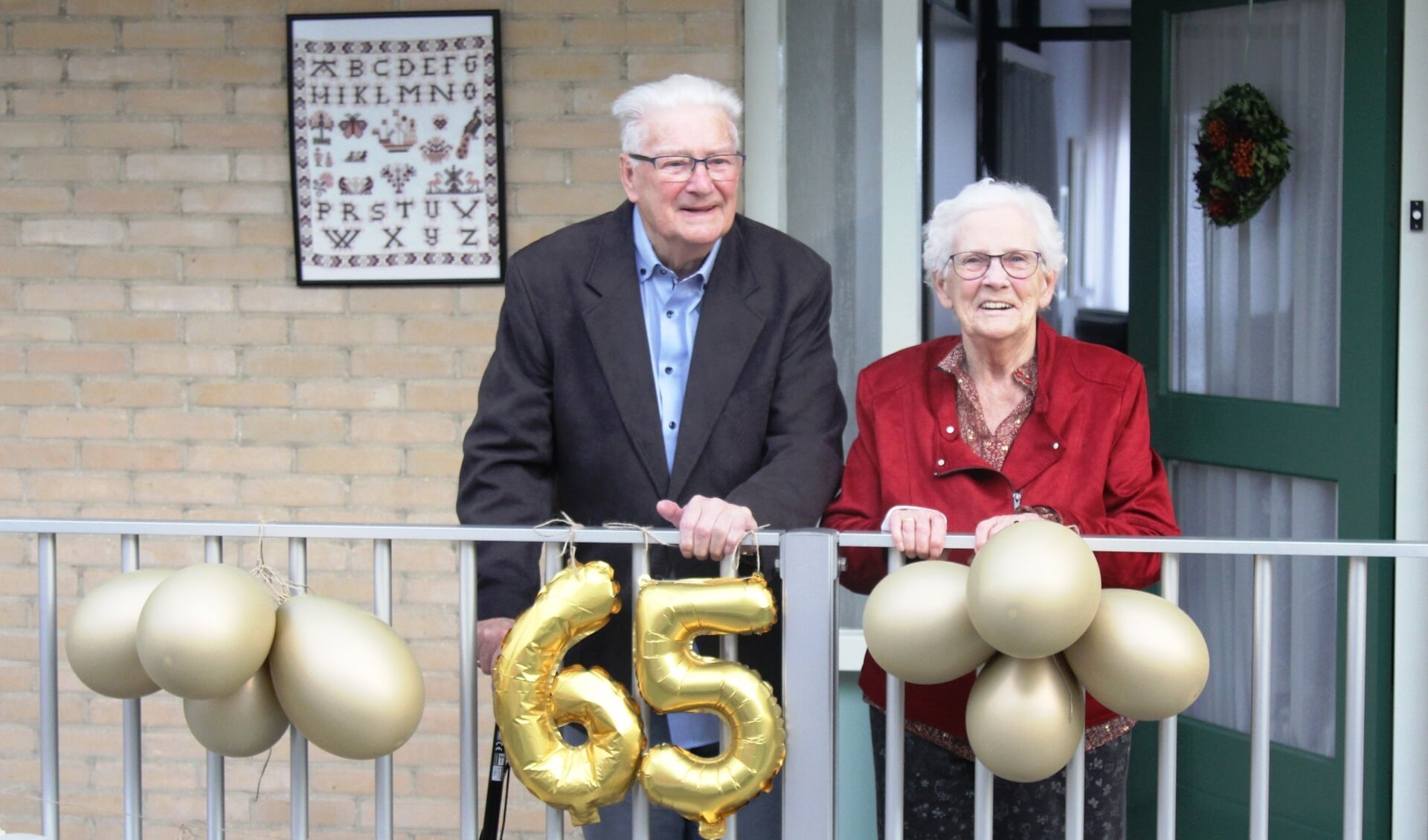 Jan en An Boelen-Schouten zijn 65 jaar getrouwd.