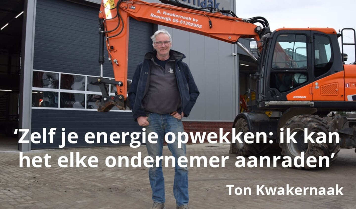 Ton Kwakernaak was een van de ondernemers die uit eigen ervaring over de energietransitie kon vertellen.