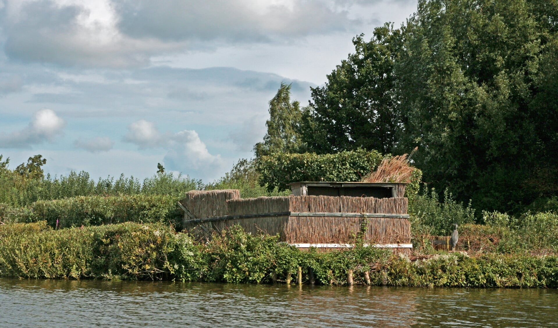 Jachthut in de Reeuwijkse Plassen, archiefbeeld ter illustratie (foto: Bert Verver)