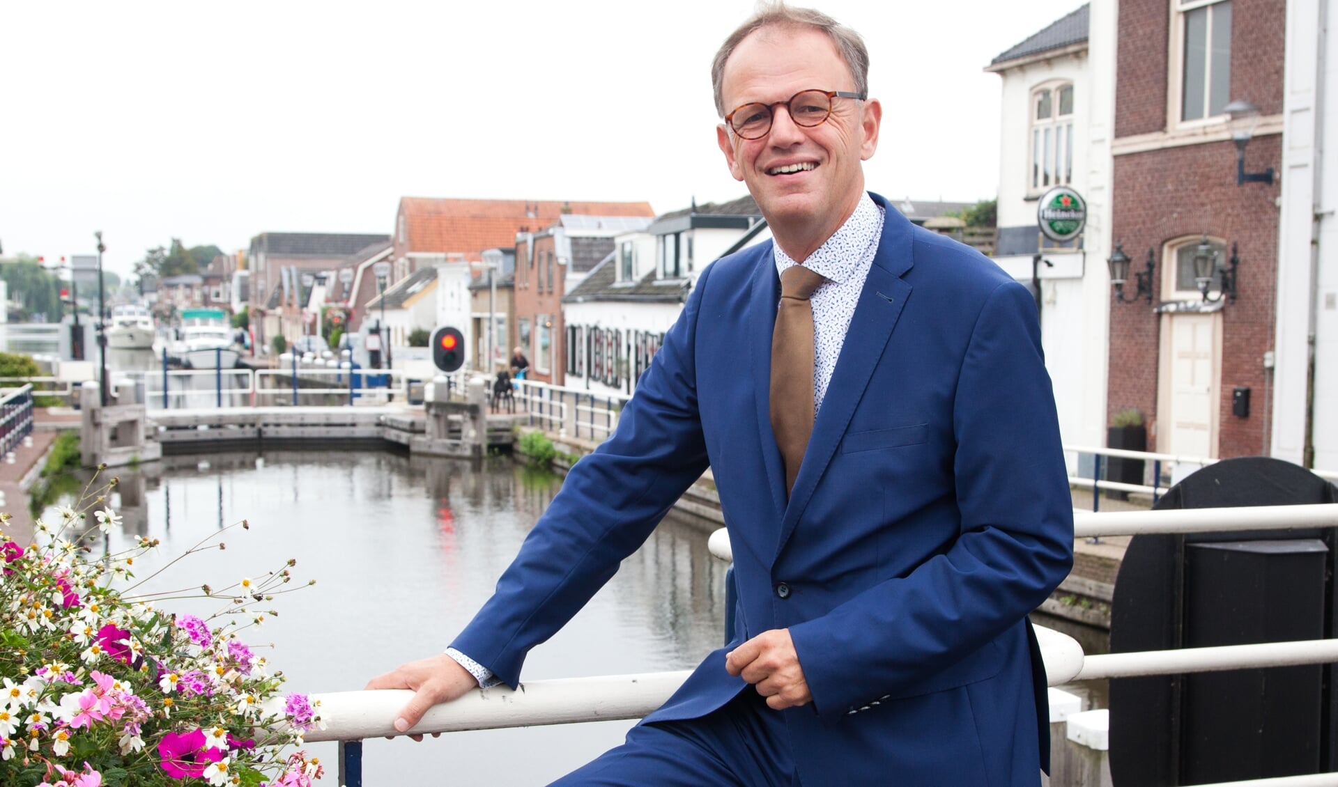 Scheidend burgemeester Christiaan Van der Kamp.