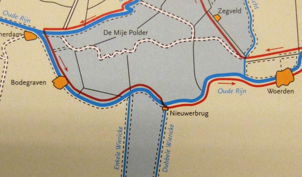 De polders van De Meije, de Noordzijde, Weijland, De Bree en Rietveld met het gebied tussen de beide Wierickes kwam blank te staan.