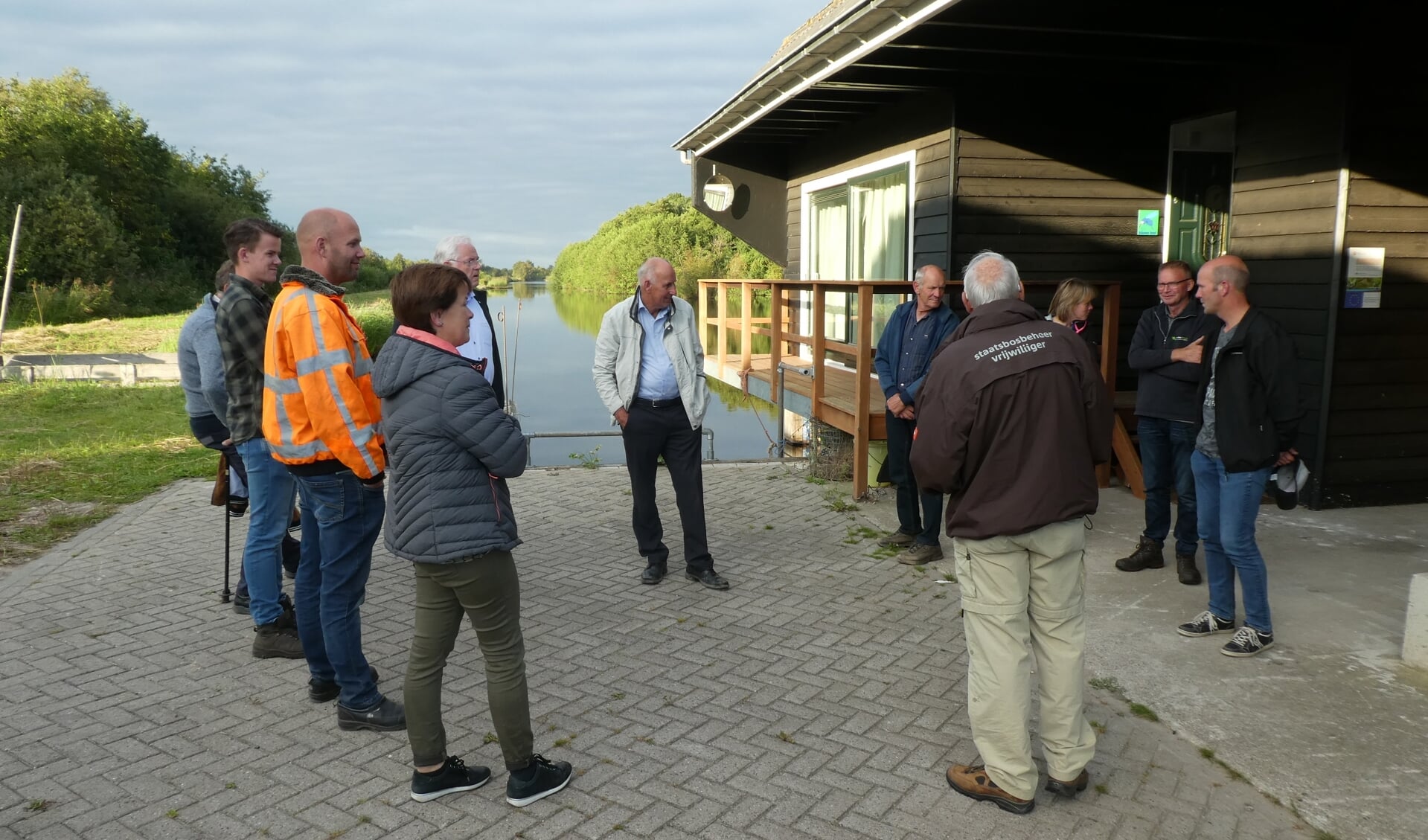 Het Eco-collectief op excursie. Beeld: John van Gemeren