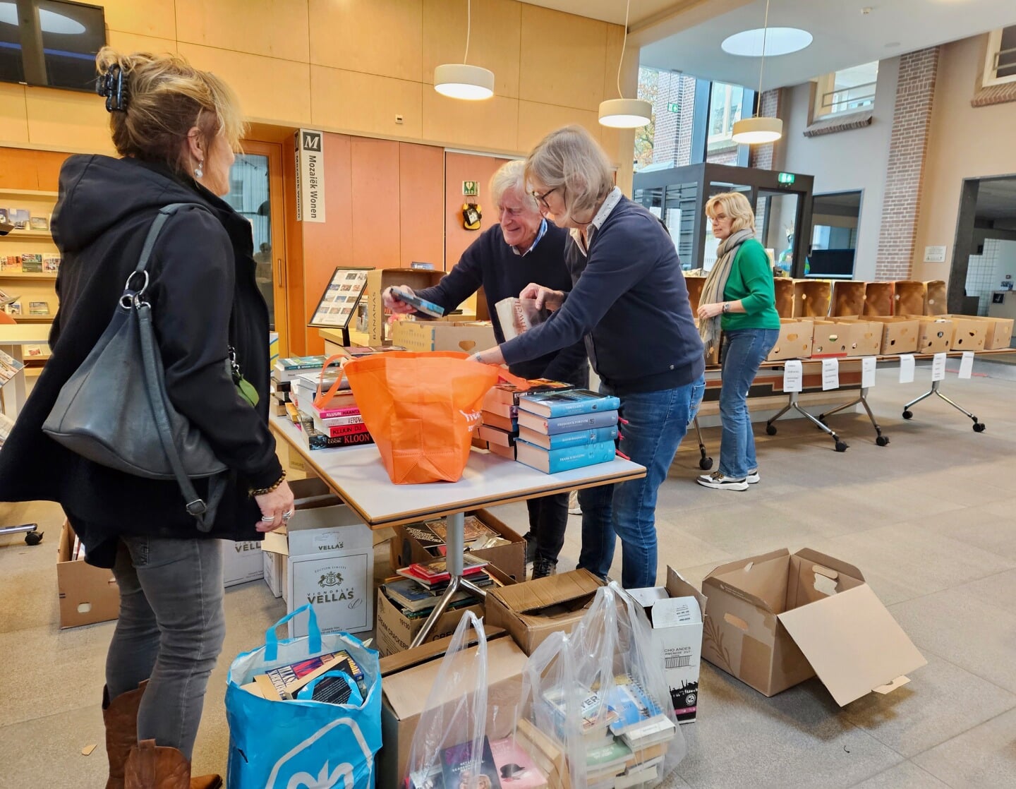 De inname van de boeken was een groot succes!