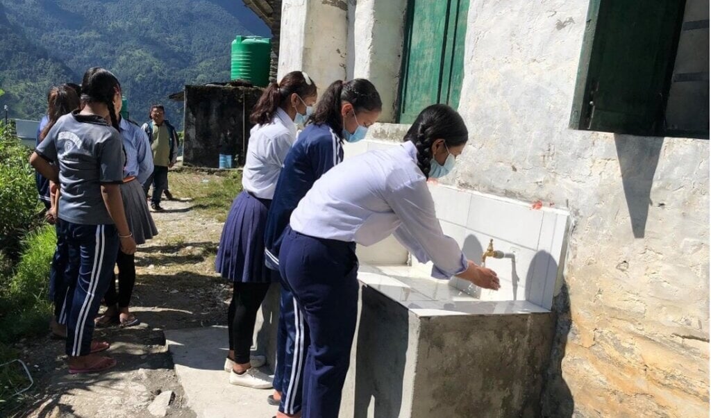 Was faciliteiten. Beeld: Stichting Nepal Nepal Trust