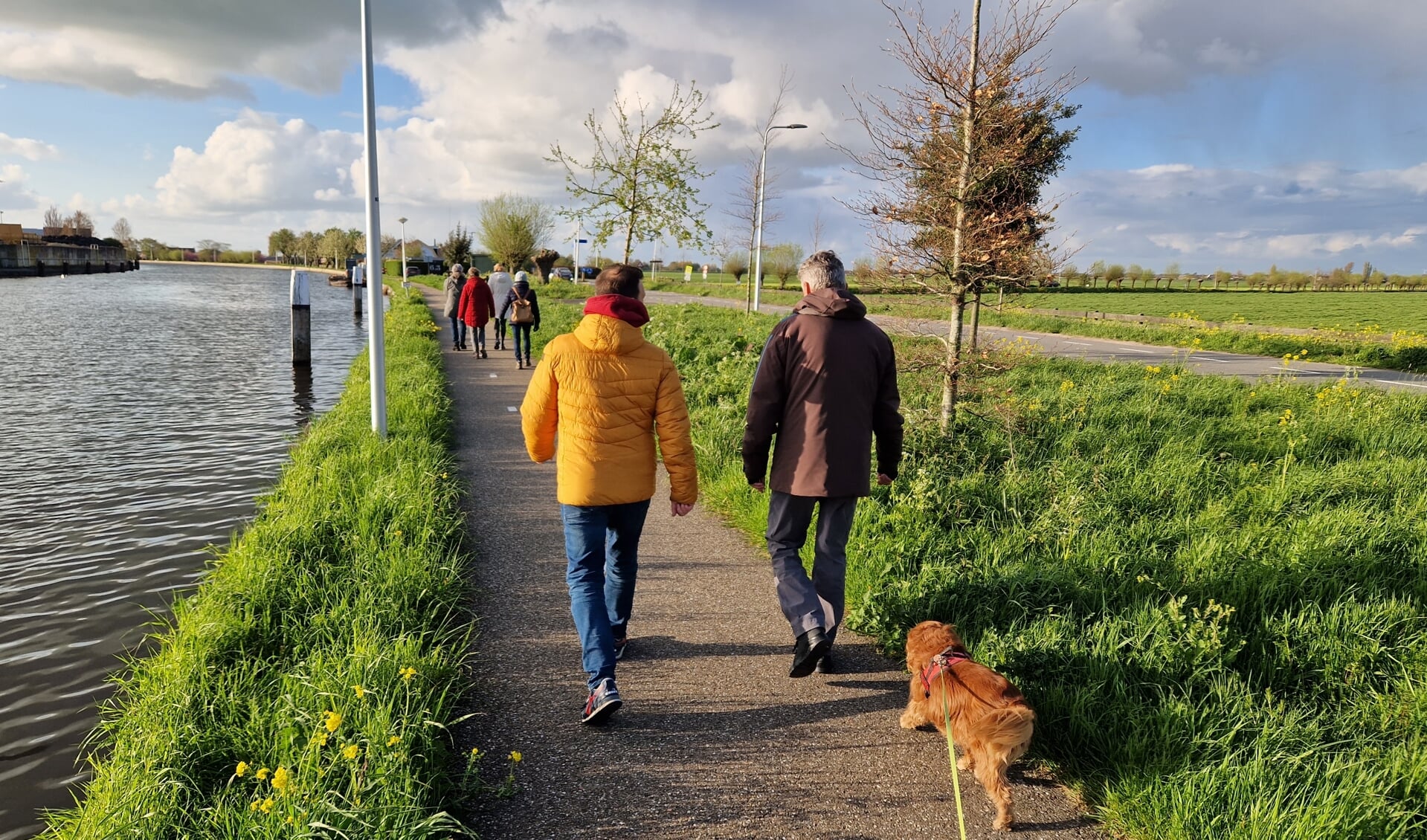 Wandeling van vorige maand langs de Oude Rijn naar Zwammerdam. Beeld: mijnklimaatpartij 