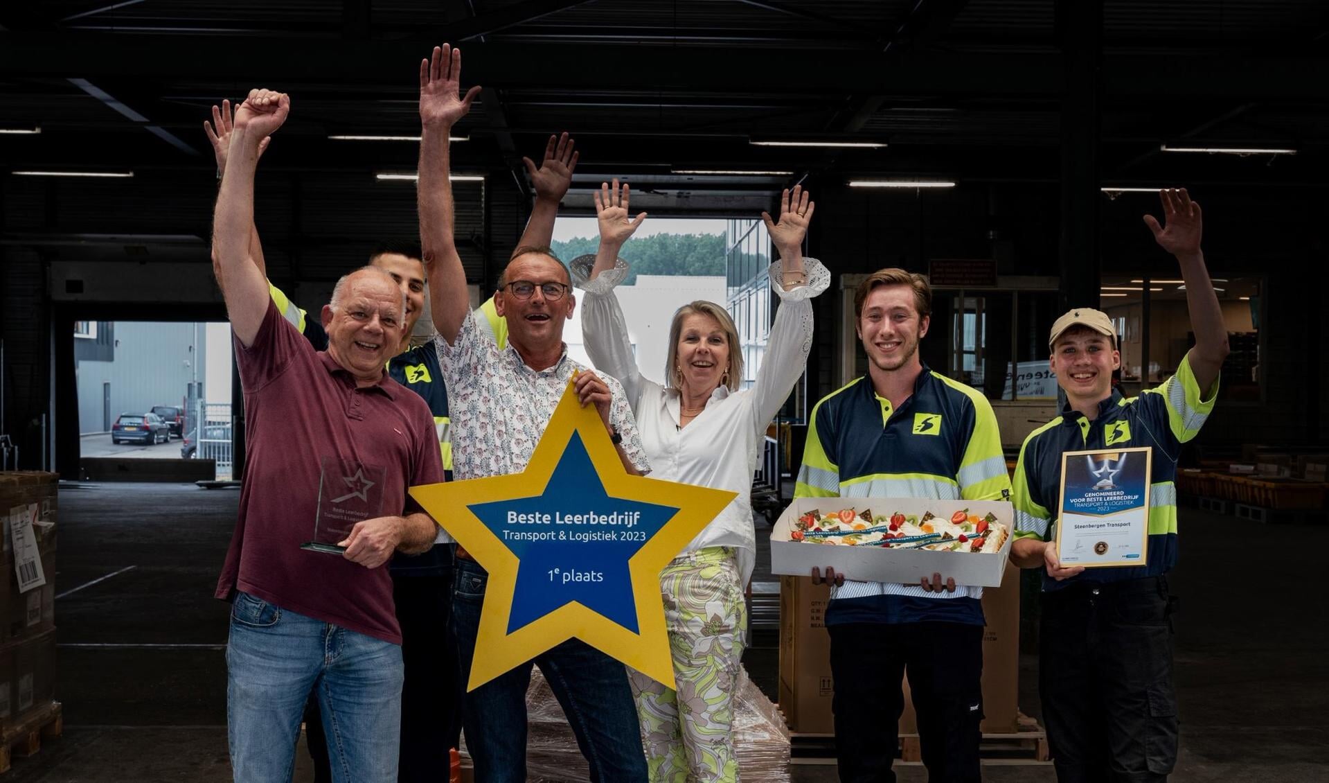 Steenbergen Transport wint prijs voor beste leerbedrijf. Beeld: Steenbergen Transport