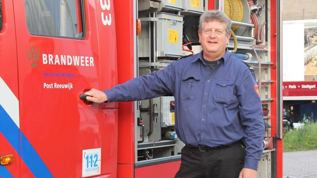 Hans Verkleij neemt na 40 jaar afscheid van de brandweer.