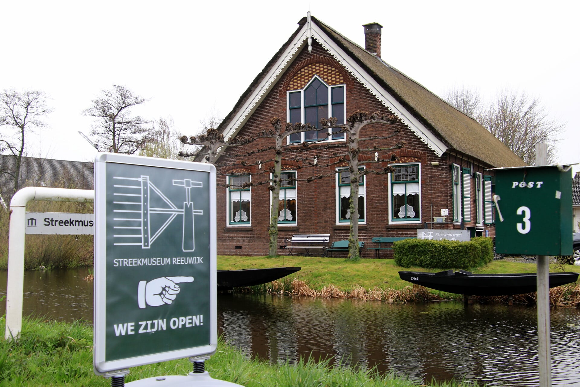 Op 6 april gaat het Streekmuseum Reeuwijk weer open. 