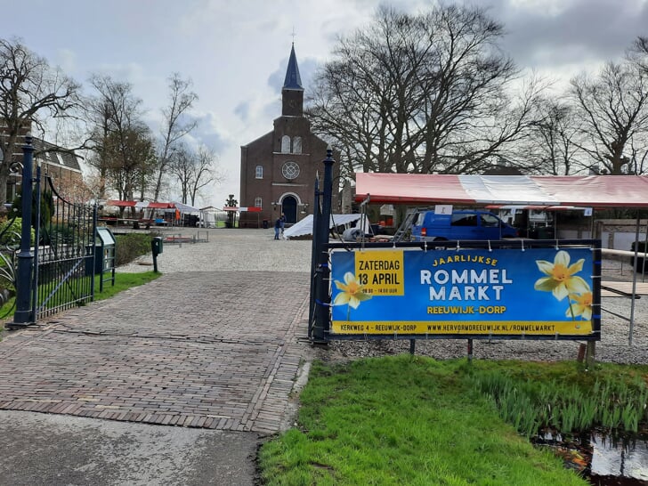 De jaarlijkse rommelmarkt in Reeuwijk-Dorp is dit weekend. 