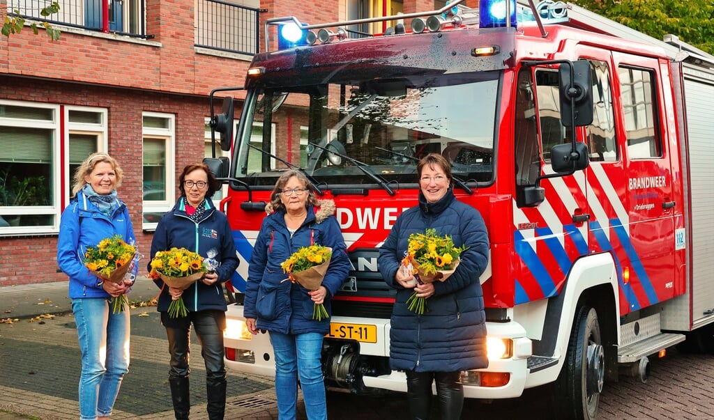 V.l.n.r.: Gea Soeters, Janny van Vliet, Hanny Pastoor, José Jansen