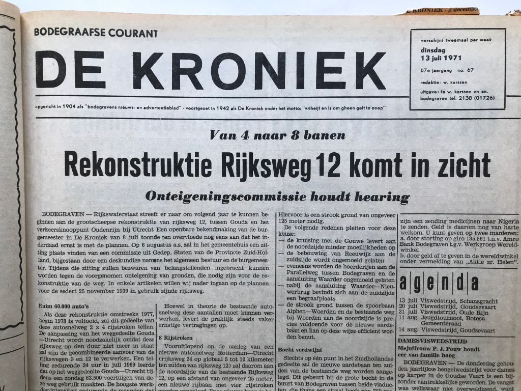 De Kroniek in 1971. Beeld: Cock Karssen