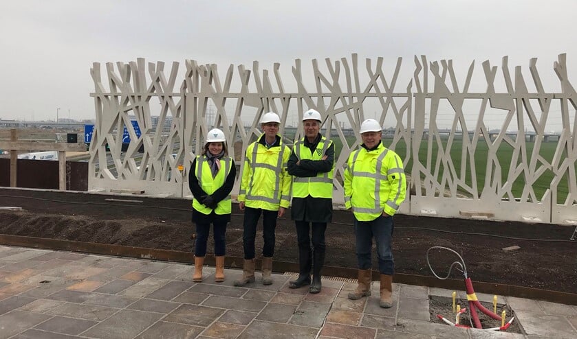 Fleur Kay, Dennis Dierikx, Jeroen van Schooten en René Weerheim zijn trots op het project.