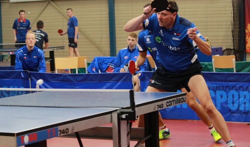 Michel de Boer in actie.