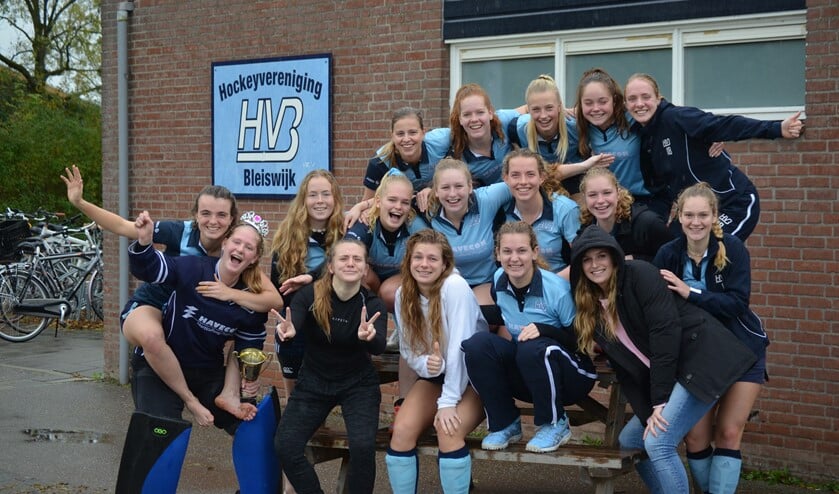 HVBleiswijk Dames 1 wist op de valreep een punt binnen te slepen. (Foto: PR)