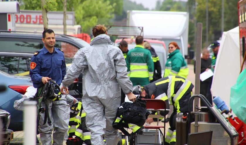 Uit voorzorg werd een zogenoemde ontsmettingsstraat op gezet. (Foto: Spa Media)
