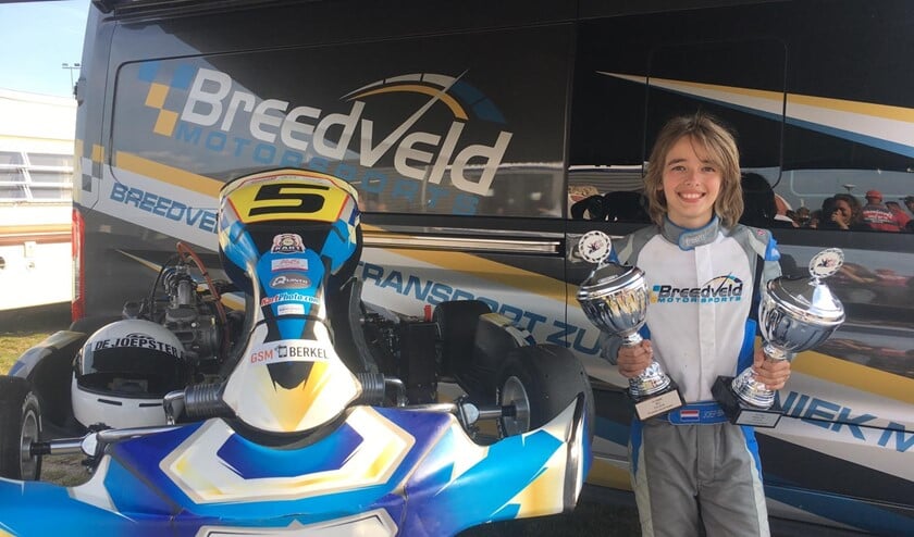 Joep behaalde afgelopen weekend een dubbel podium en mocht twee vette bekers mee naar huis nemen.