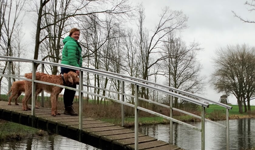 Na het werk is Ilona graag buiten met haar honden.