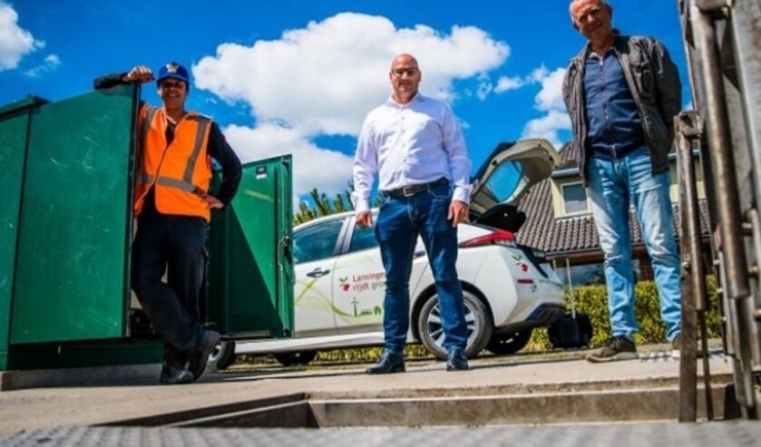Bjorn Schramm, Richard Kariem en Ramon Kraaijeveld.