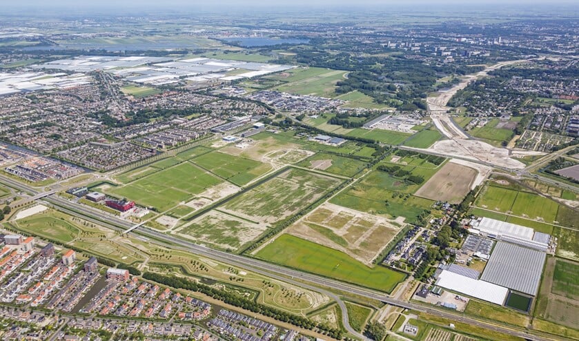 Een luchtfoto van de nog te bouwen woonwijk Wilderszijde. (Foto: J. Althof/PR)