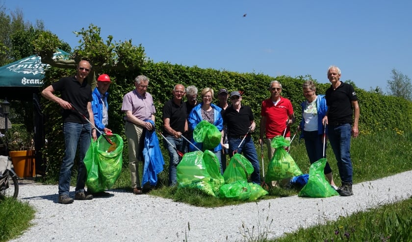 <p>Het organisatiecomite heeft zwerfafval opgeruimd langs het tien kilometer lange parcours. </p>