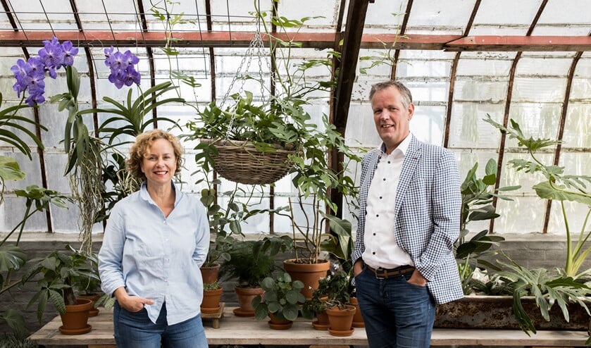 <p>Projectleider Annette Kelleter en ondernemer Cees van der Meij.</p>