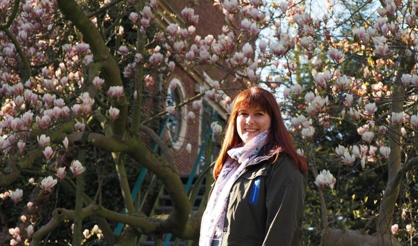 <p>Vrijwillige boswachter Julia. </p>