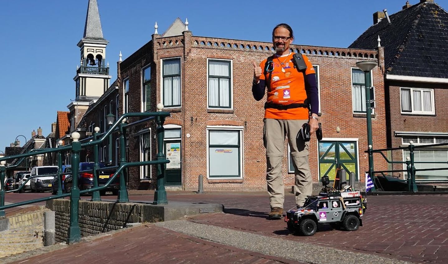 Paul Dolk net voor de start