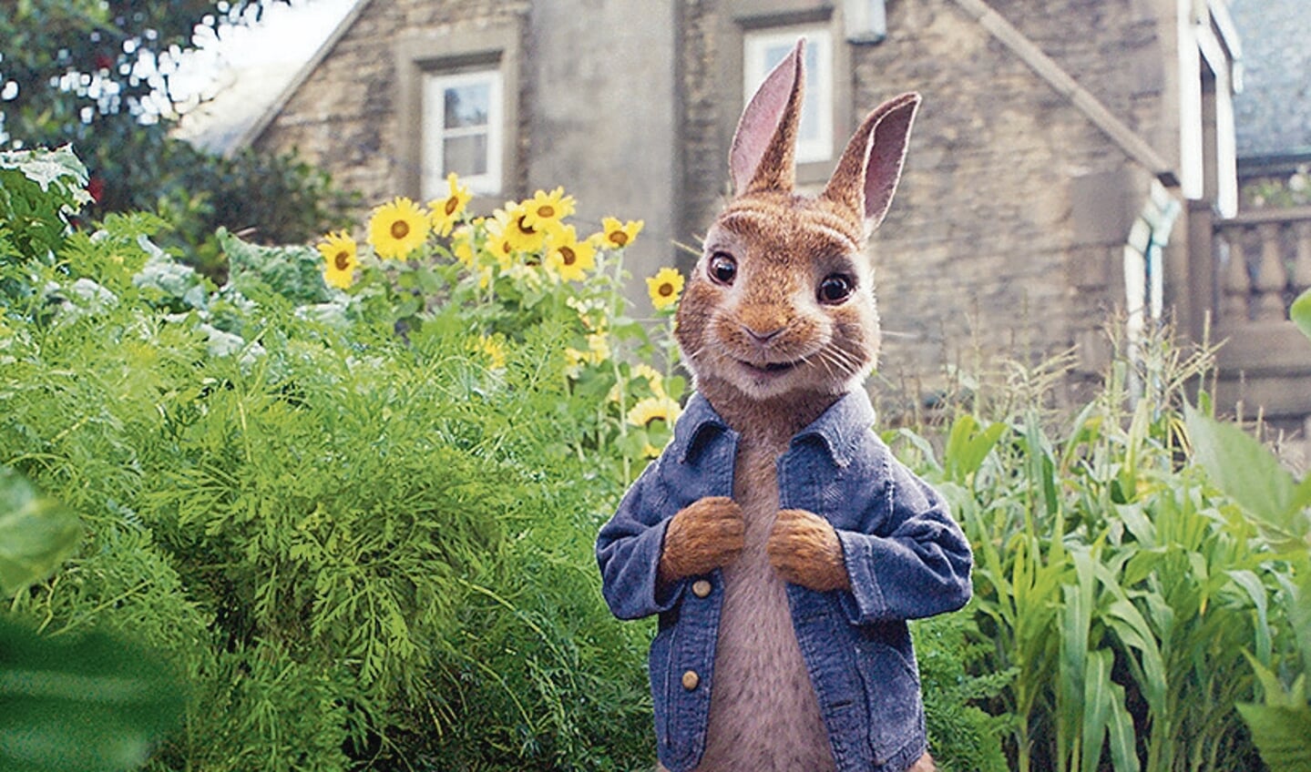 Peter Rabbit (James Corden) in Columbia Pictures.