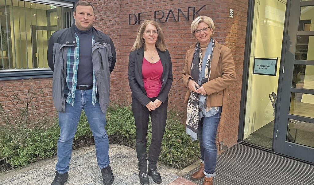 Van links naar rechts Erik van Kooten, Marja van den Pol en Ans van Vulpen.