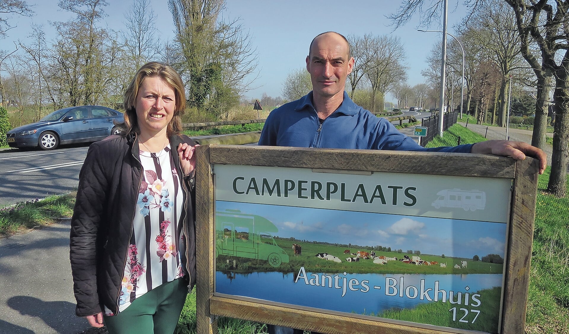 Wilma Aantjes en Martijn Blokhuis bevelen hun camperplaats aan.