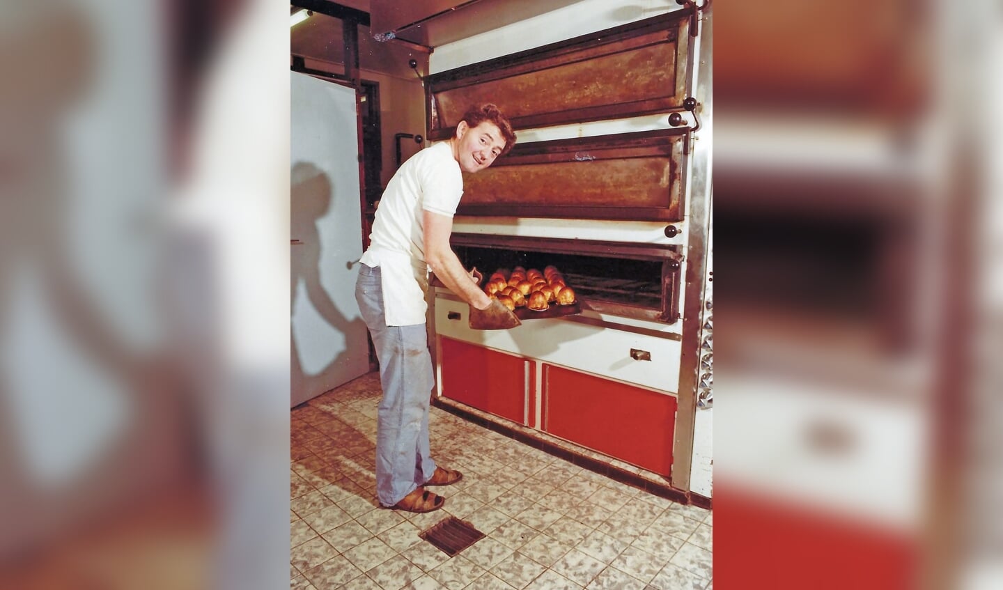 Jan bij de oven, 1975.