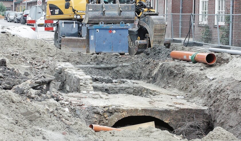 Ontdekking 17e-eeuwse woning en stedesloot