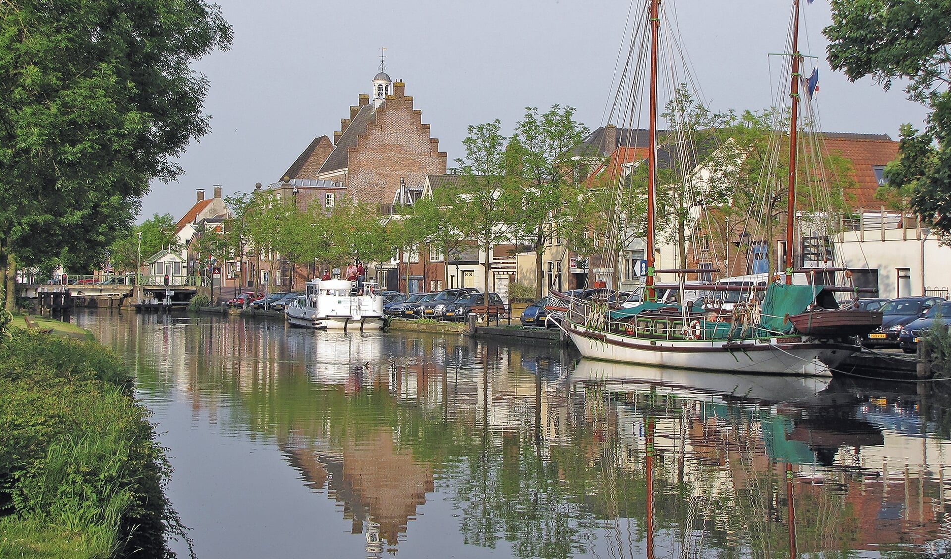 Hollandsche IJssel en aanzicht Montfoort.