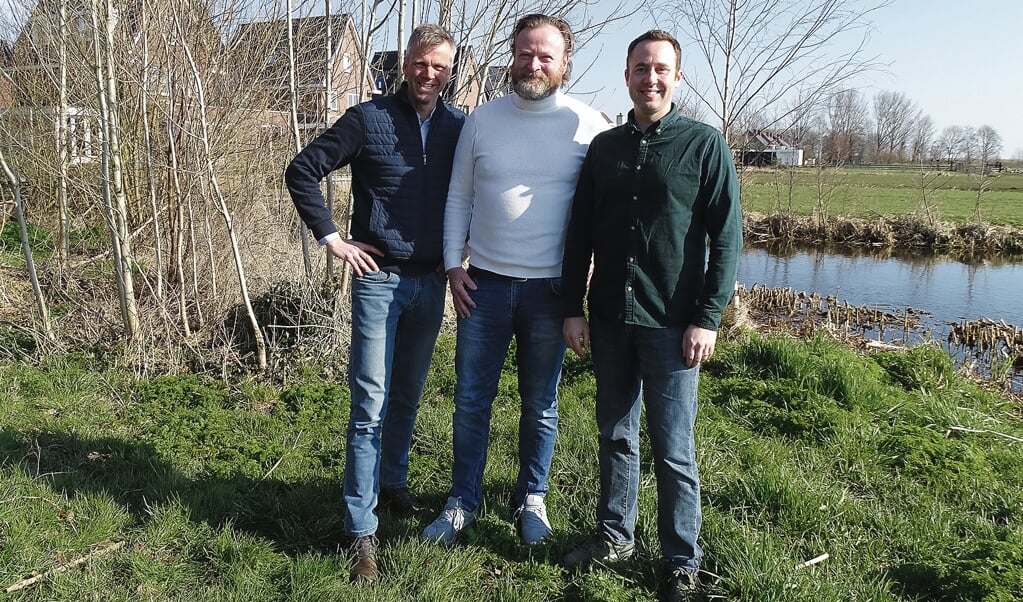 Van links naar rechts Jacob van Schaik, Bert Vriezen en Tim Oskam.