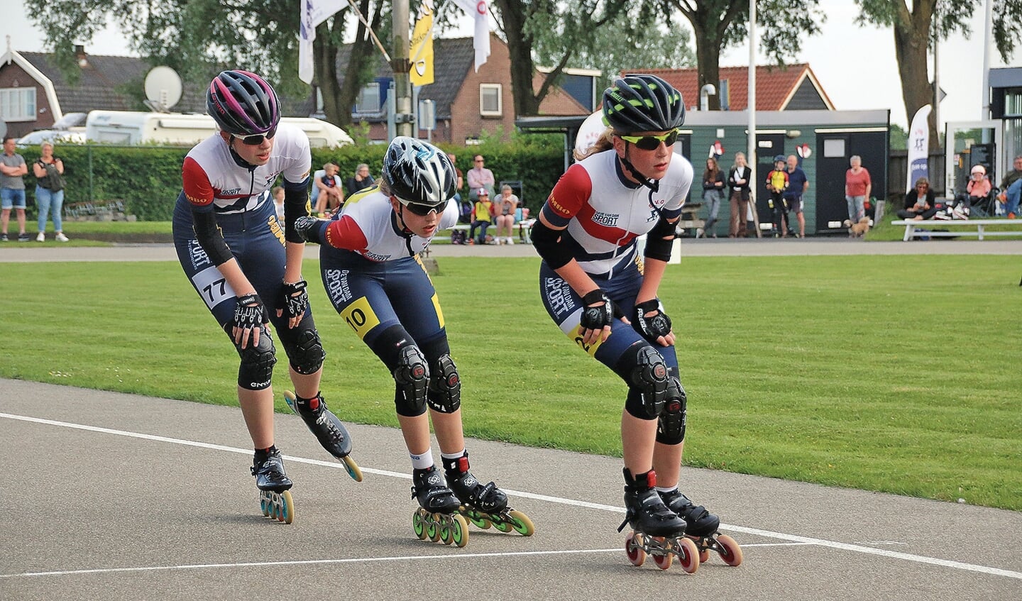 Isa van den Berg, Meike van Straalen en Fleur Visser.