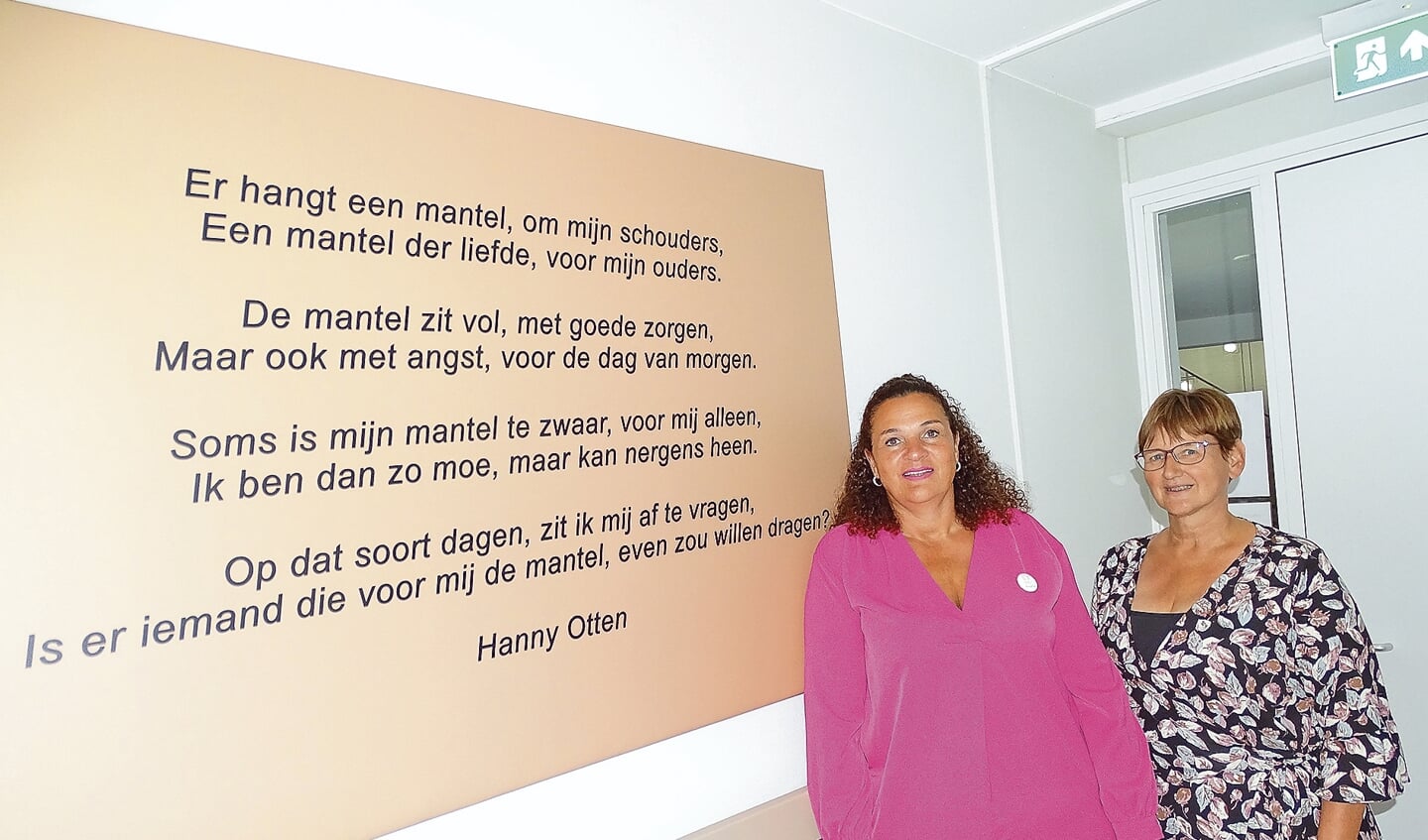Coördinatoren Angela Groothedde-Hapo (li)en Veronica Groen in’t Wout- van Veen.