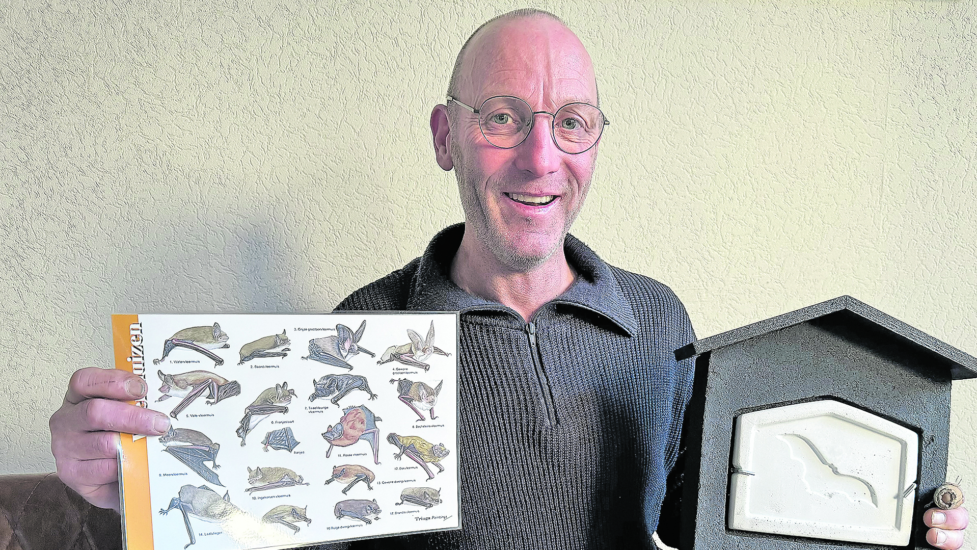 Gijs van Kempen geeft 31 januari een lezing over vleermuizen.