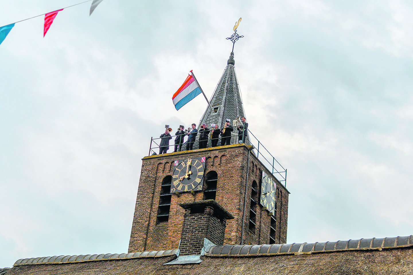 Reveille vanaf de toren.