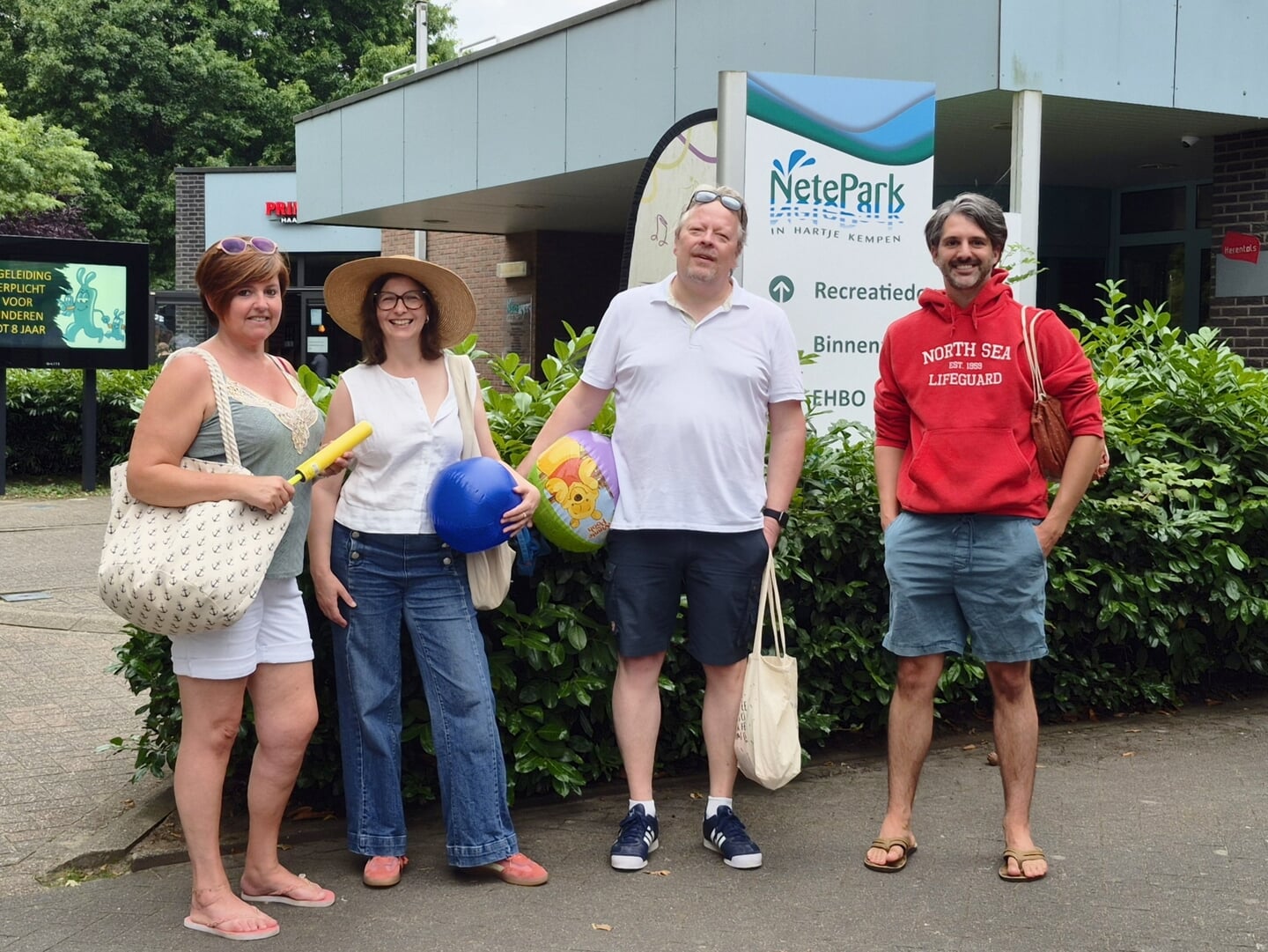 (vlnr) cd&vPLUS (Herentals/Noorderwijk/Morkhoven) voorzitter Nancy Buyens en gemeenteraadsleden An Michielsen, Bart Michiels en Matthias Verhegge