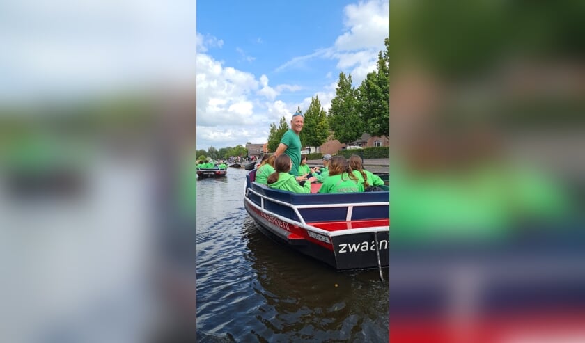 Op de boot in Giethoorn.