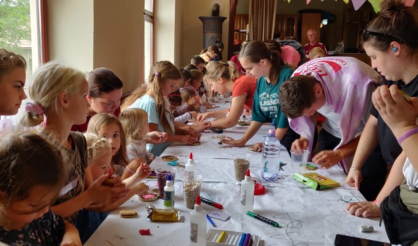 Het kinderkamp viel in de smaak bij de kinderen.