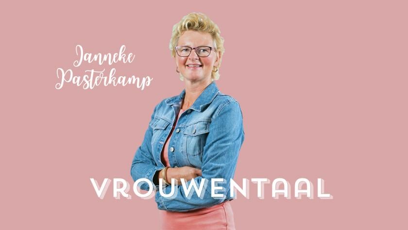 De Vrouwentaal van deze week is geschreven door Janneke Pasterkamp. Een pittige tutte, die van kokkerellen houdt. Enthousiaste, behulpzame, maar eigenzinnige vrouw en moeder. jannekepasterkamp@kpnmail.nl