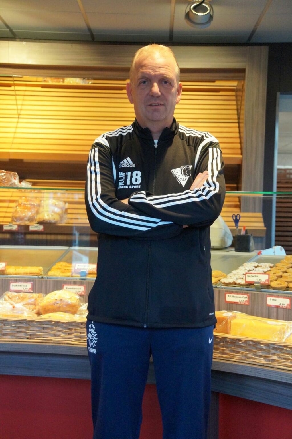 n Herman Spel, de nieuwe trainer van ZVV Urk.