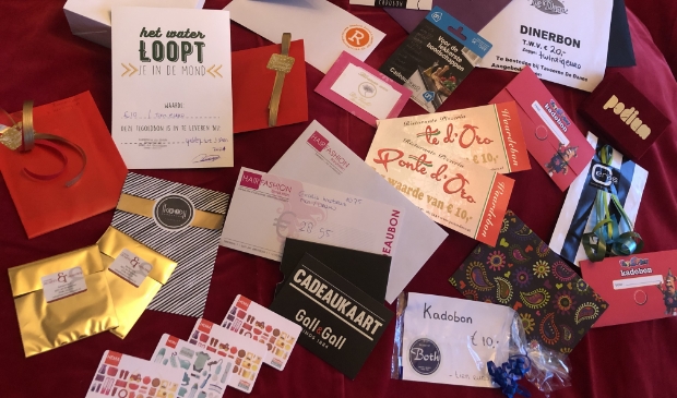 cadeaubonnen van medewerkers van Welzijn Stichtse Vecht