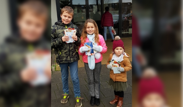 Hier zie je de drie kinderen Guido Lize en Vera