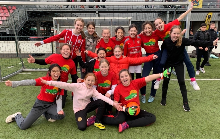 Het winnende team van Hof ter Weide